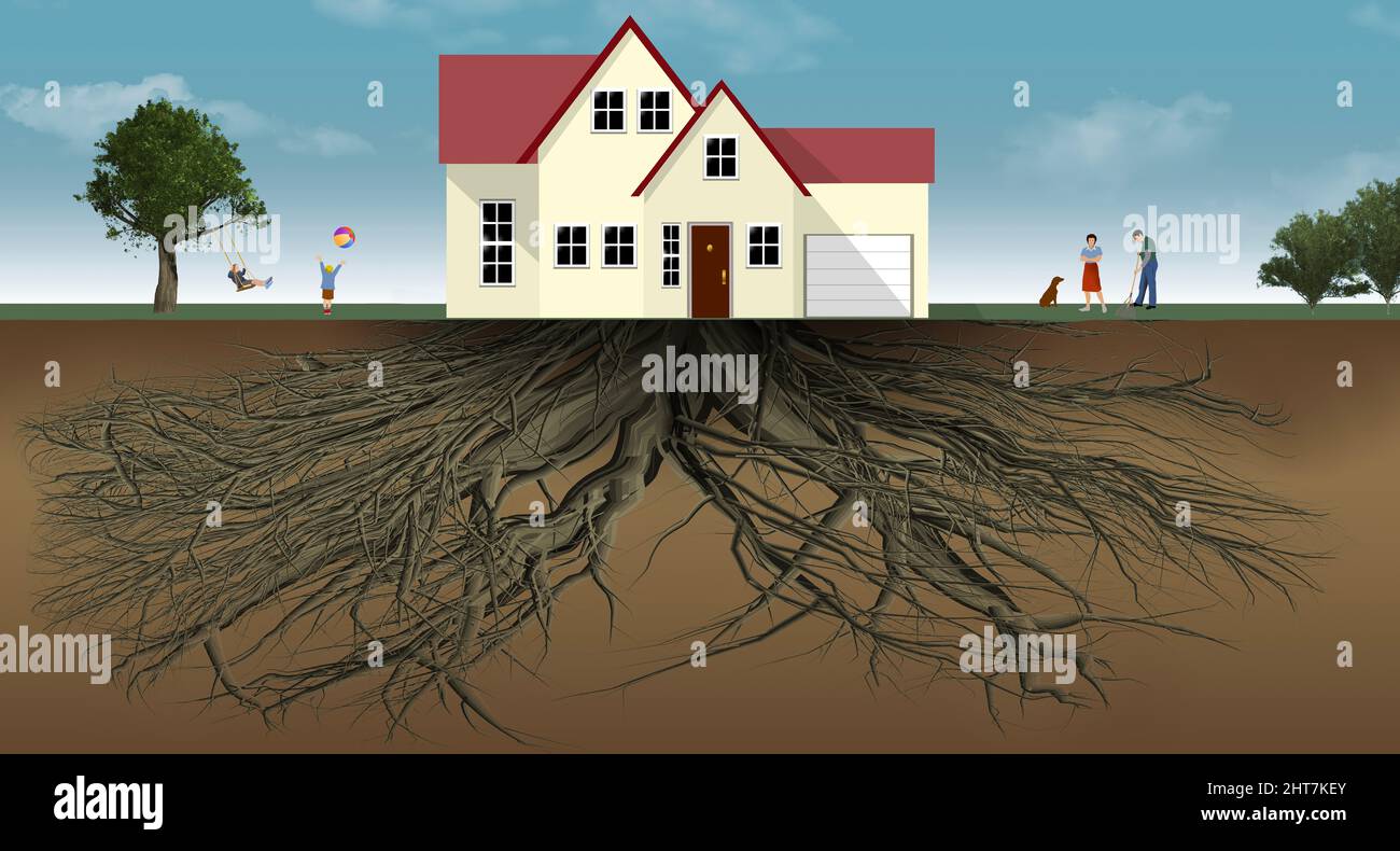 Sod house family hi-res stock photography and images - Alamy