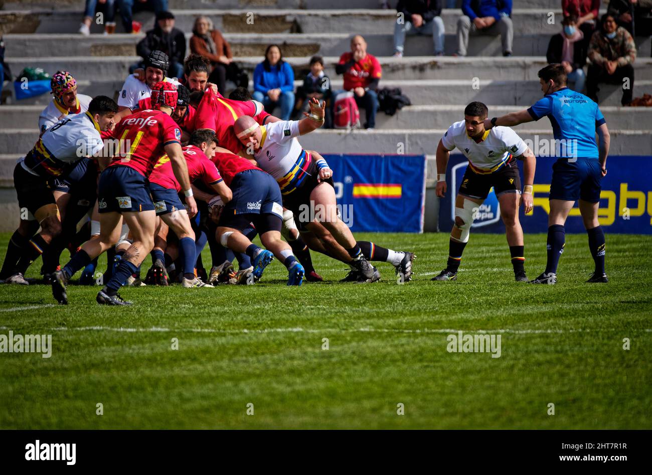 Rugby europe championship 2022 spain vs romania hires stock