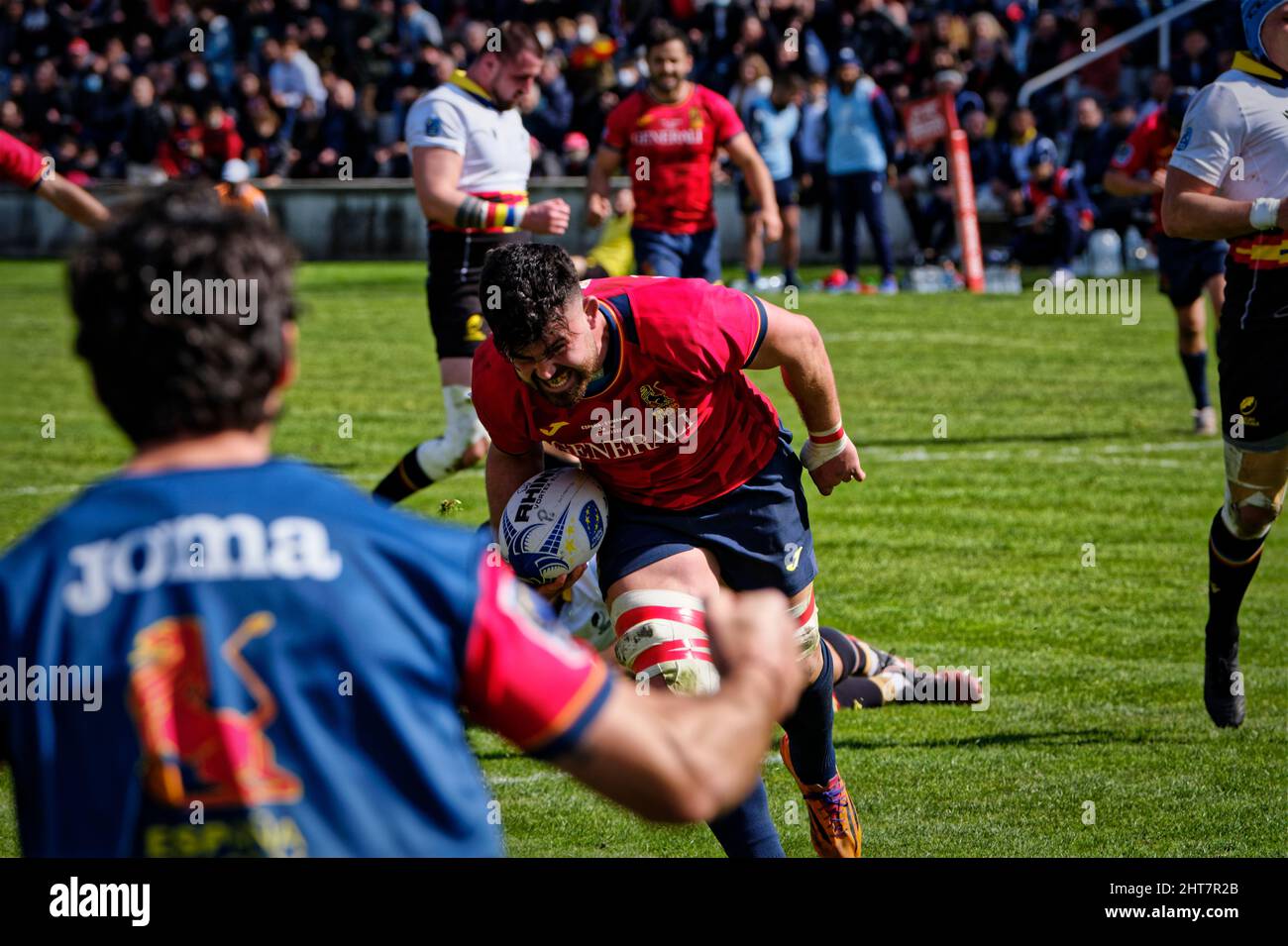 Madrid, Spain. 27th Feb, 2022. Rugby Europe Championship 2022 Spain