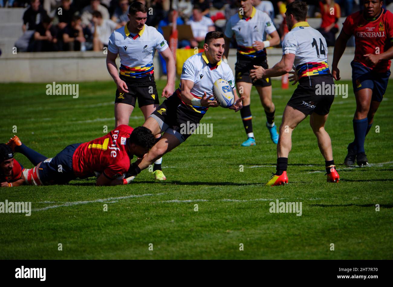 Rugby europe championship 2022 spain vs romania hires stock