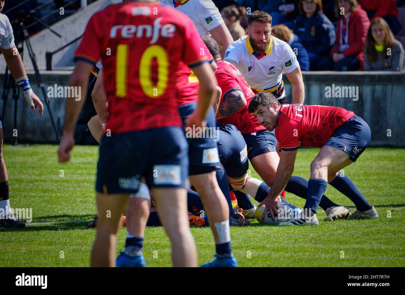 Rugby europe championship 2022 spain vs romania hires stock