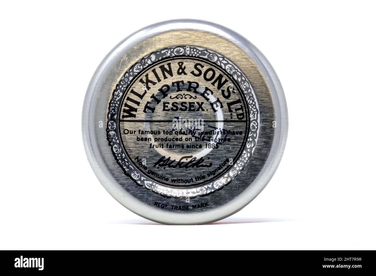 Tiptree Strawberry Jam Mini Jar Stock Photo Alamy