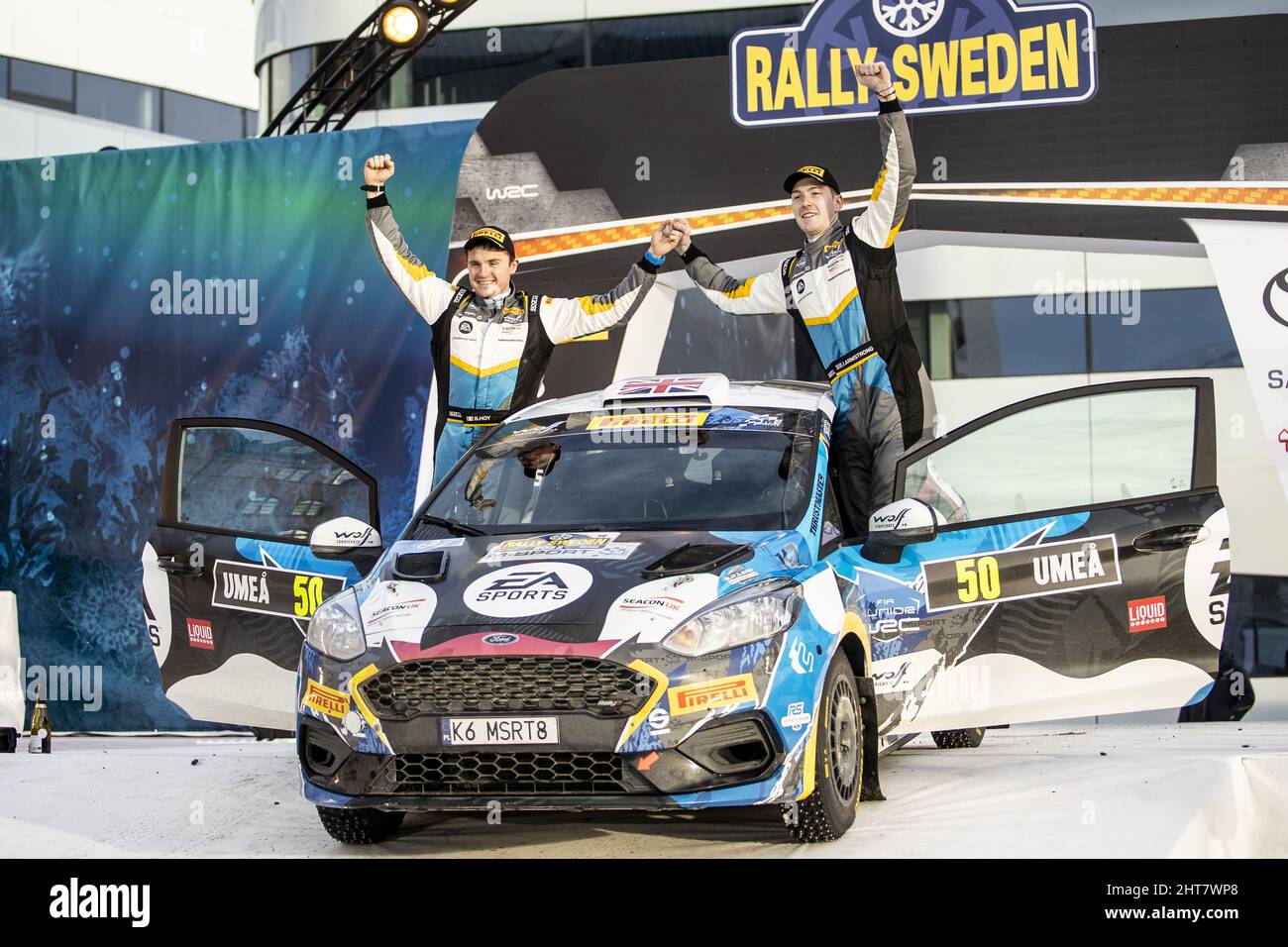 podium, portrait, ARMSTRONG Jon (gbr), Ford Fiesta Rally3, portrait ...