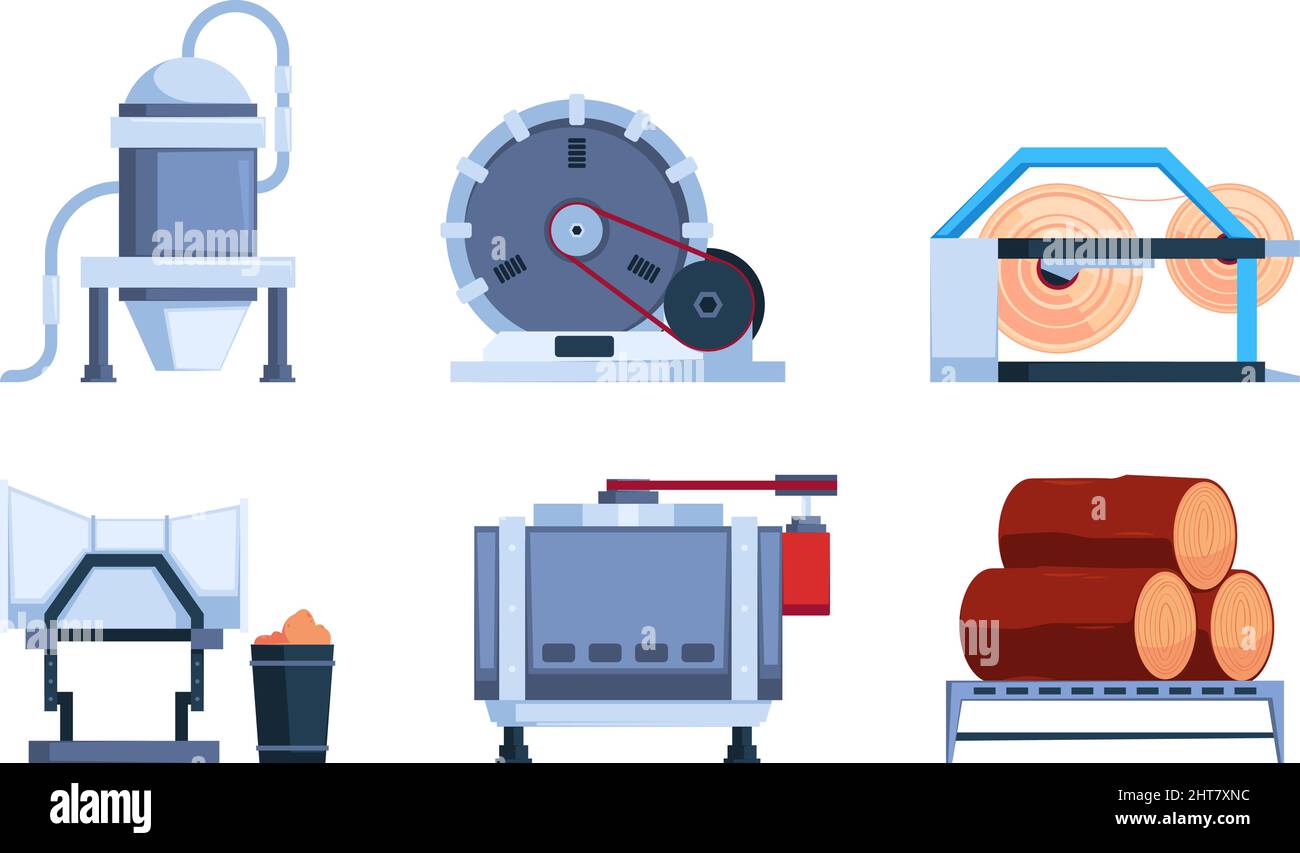 Paper production. Cardboard factory machines industry printing tools