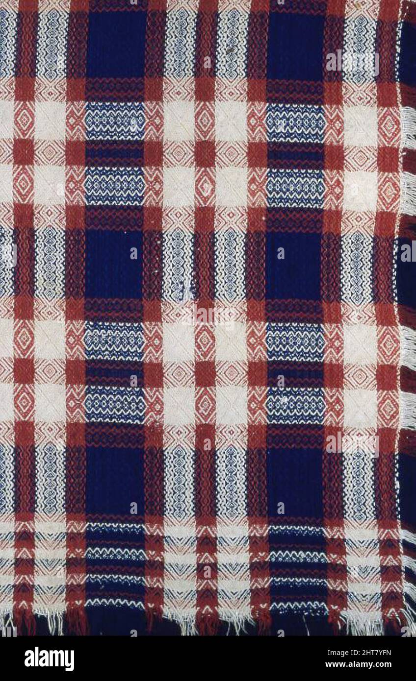 Coverlet, Ohio, 1840. Stock Photo