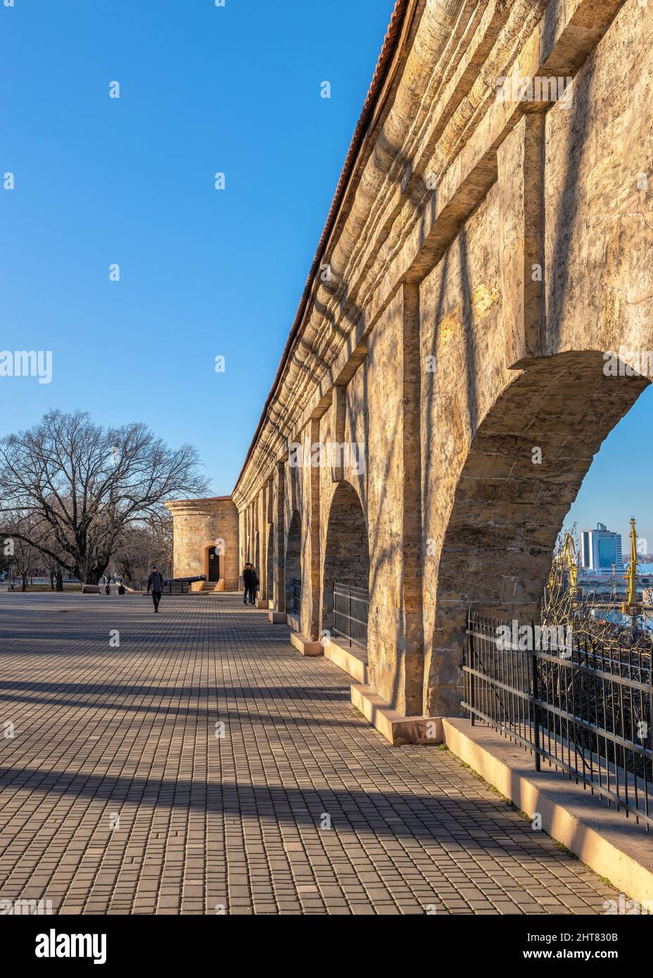 Quarantine arch in Odessa Ukraine Stock Photo Alamy