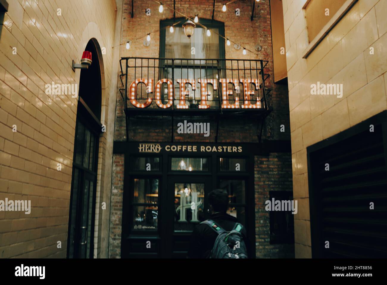 Chicago coffee shop hires stock photography and images Alamy