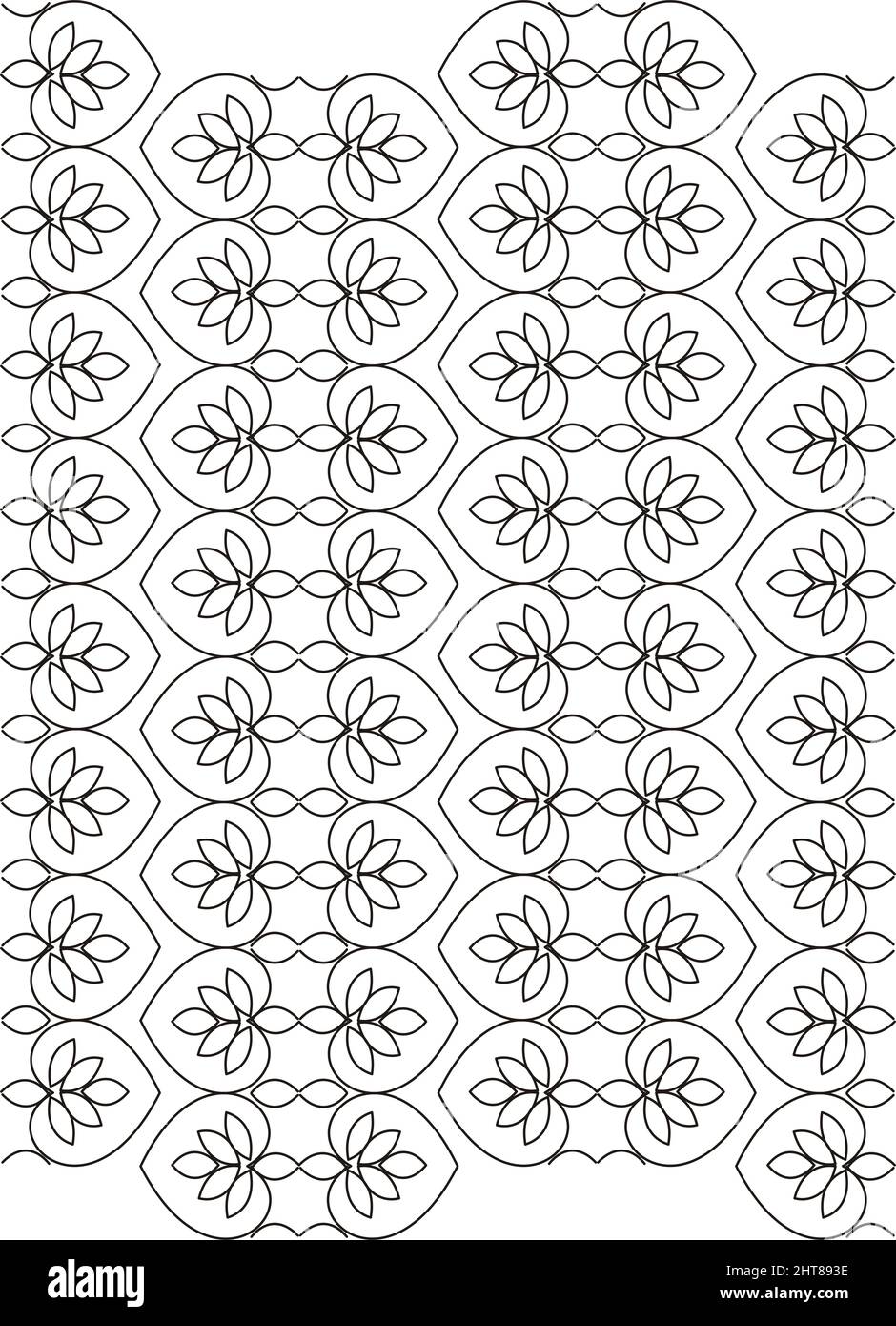 Beautiful illustration of a black and white pattern - perfect for ...