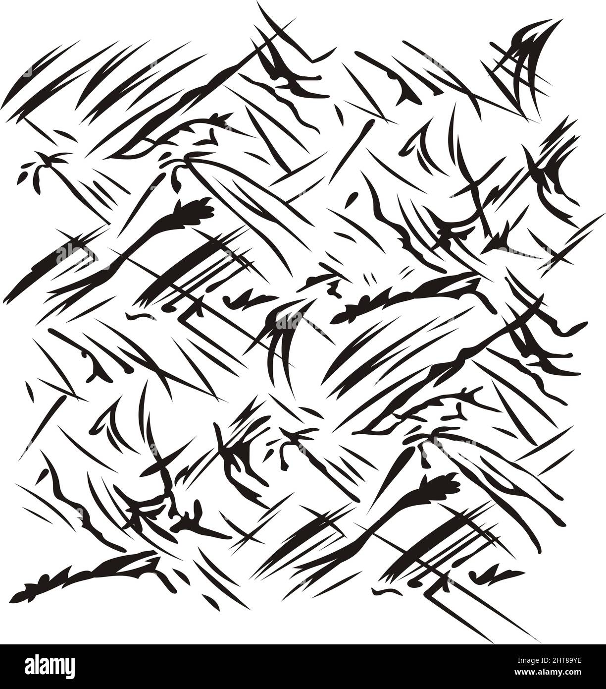 Beautiful illustration of a black and white pattern - perfect for ...