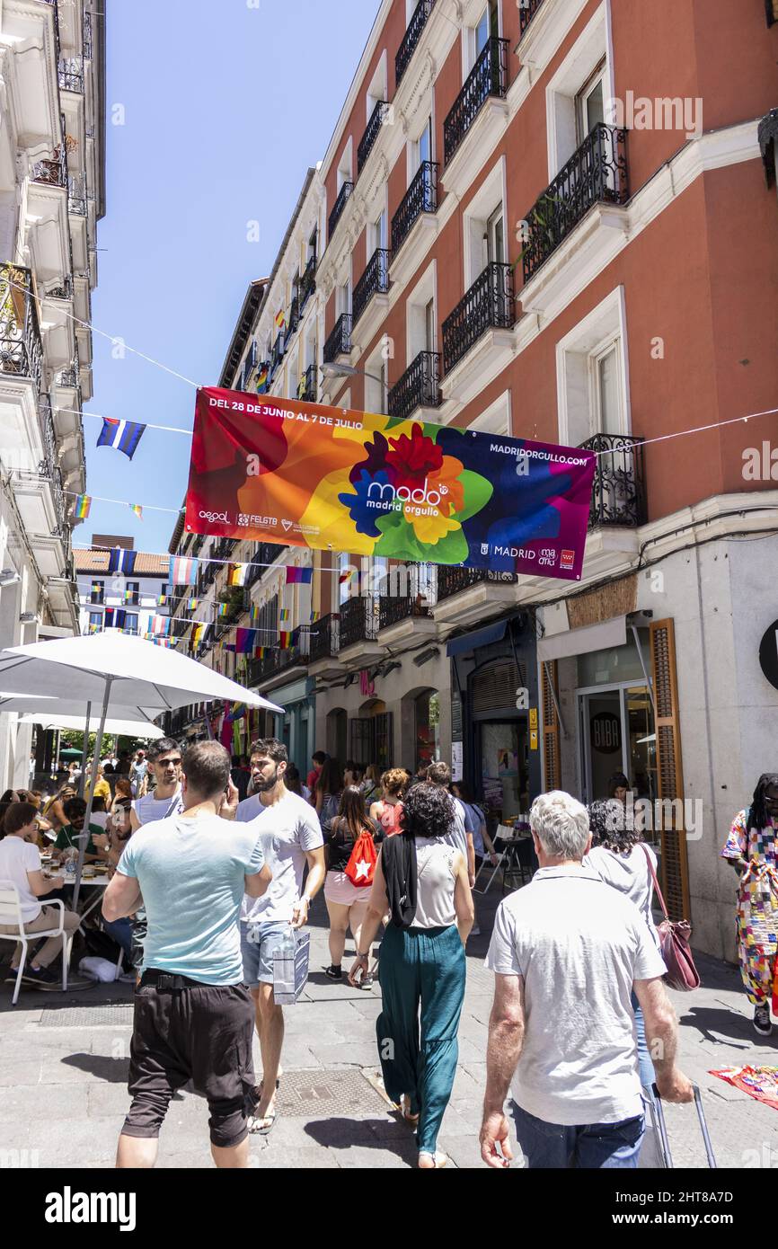 Chueca neighborhood, the epicenter of the LGBTI movement in Madrid