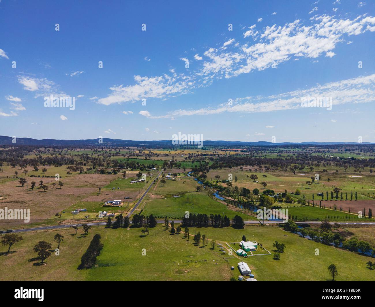 Aerial view at Dundee, New South Wales, Australia Stock Photo Alamy