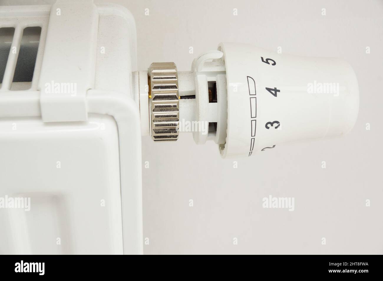 Closeup of a heat regulator of a heating installation Stock Photo Alamy