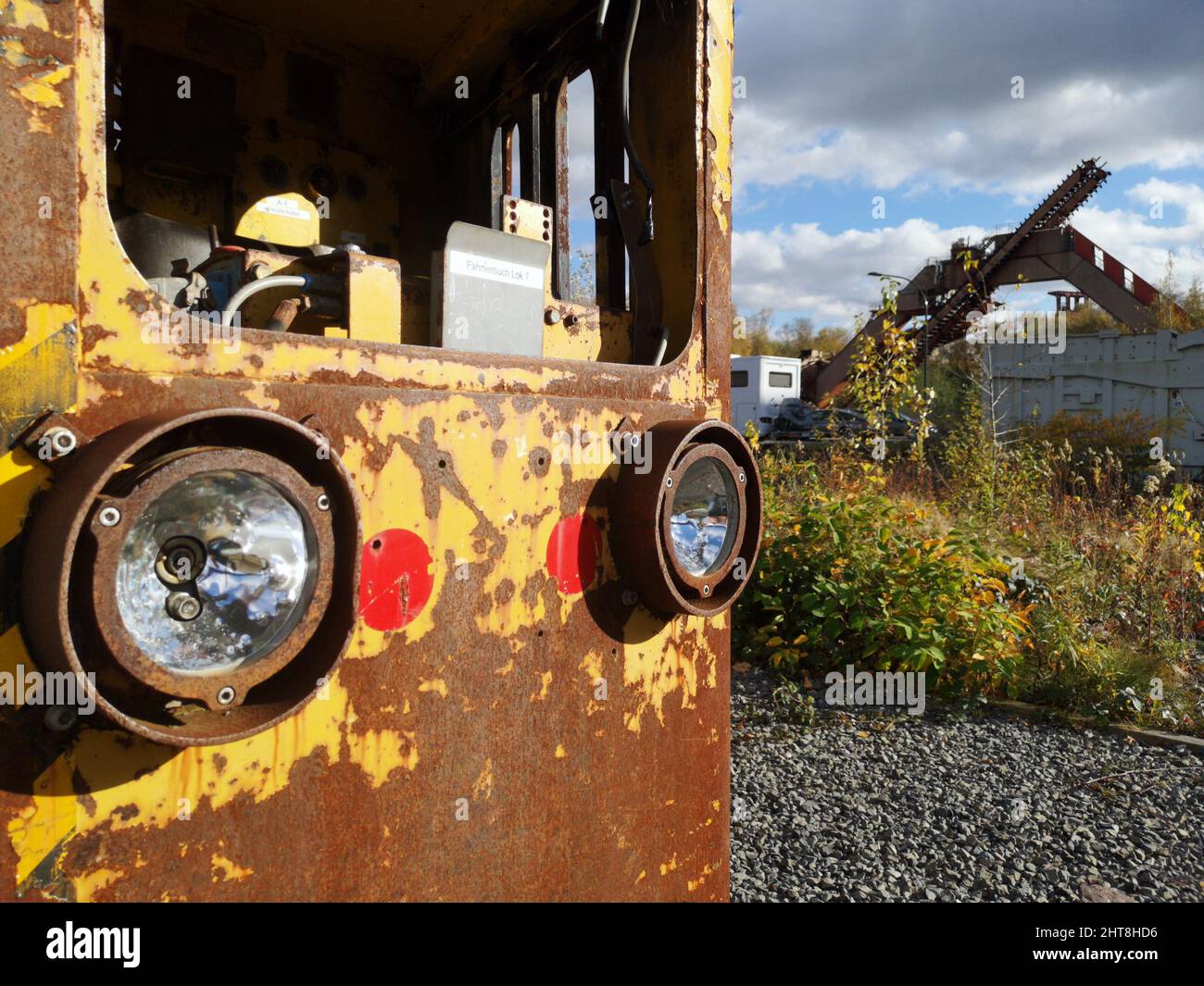 Closeup of an old and rusty wagon Stock Photo - Alamy