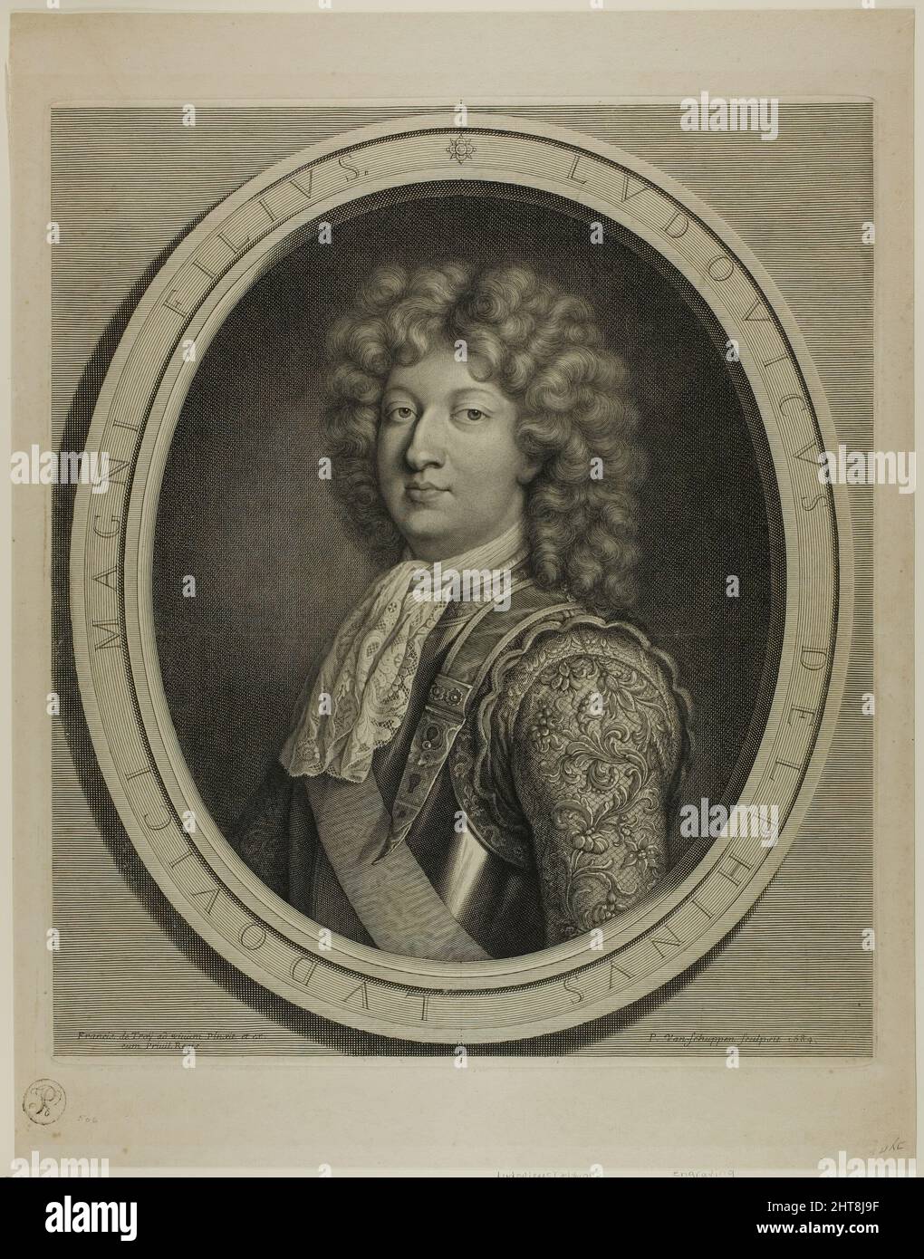 Ludovicus Delphinus, 1684. Stock Photo