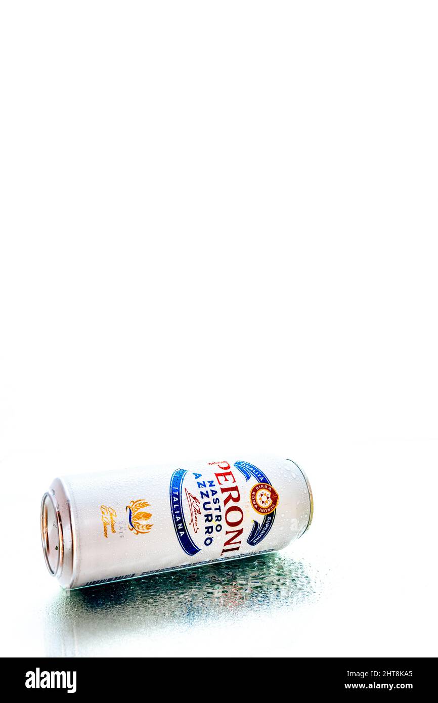 Peroni nastro azzurro hi-res stock photography and images - Alamy