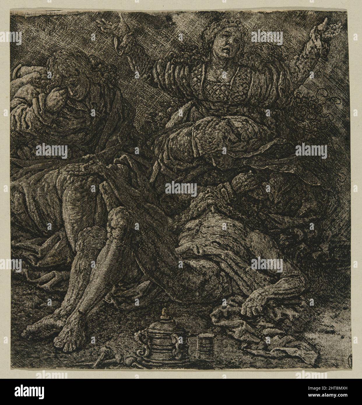 The Lamentation, c. 1607. Stock Photo