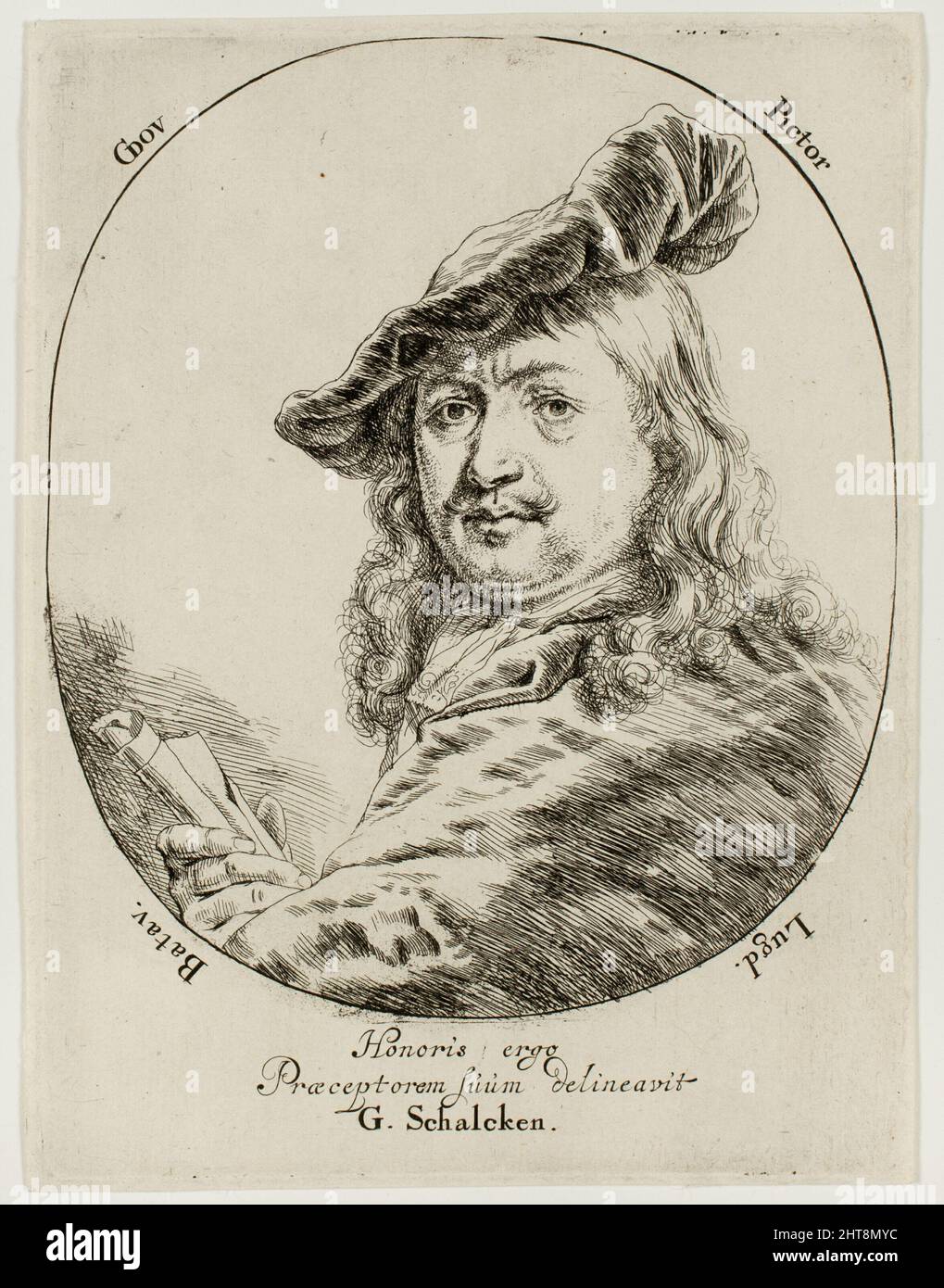 Portrait of Gerard Dou, the Painter, 1660/80 Stock Photo - Alamy