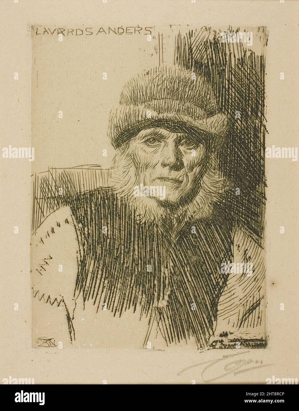 Dalecarlian Peasant (Lavards Anders), 1919. Stock Photo