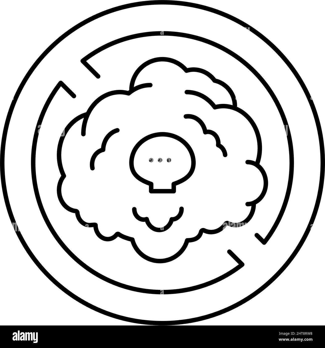 non toxic cosmetic line icon vector illustration Stock Vector Image ...
