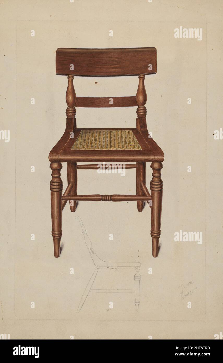 Early Dayton Chair, c. 1937 Stock Photo Alamy