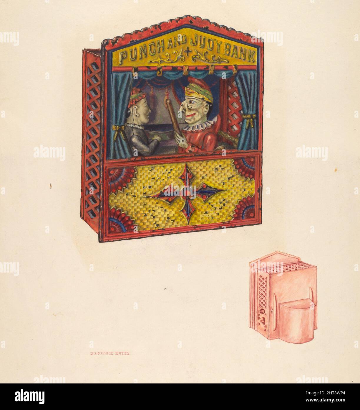 Mechanical Bank Punch and Judy, c. 1941 Stock Photo Alamy