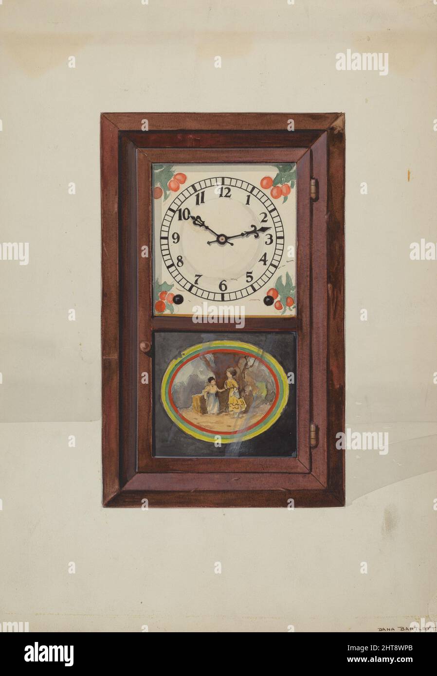 Clock, Seth Thomas, c. 1937. Stock Photo