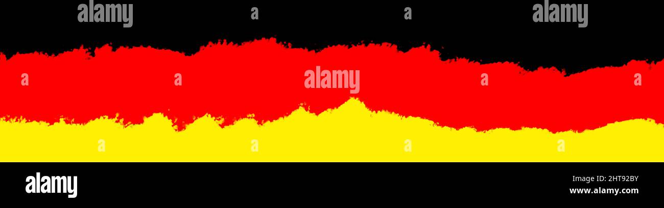 Illustration of the colors of the German flag Stock Photo - Alamy