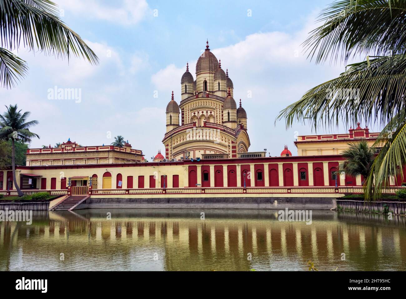 Dakshineswar Kali Temple, Kolkata, West Bengal, India Stock Photo