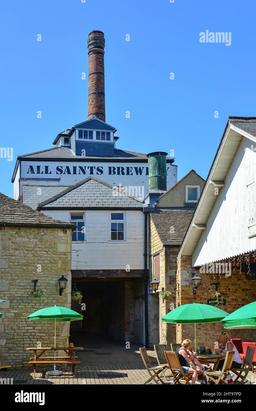 All Saints' Brewery, All Saints' Street, Stamford, Lincolnshire, England, United Kingdom Stock Photo