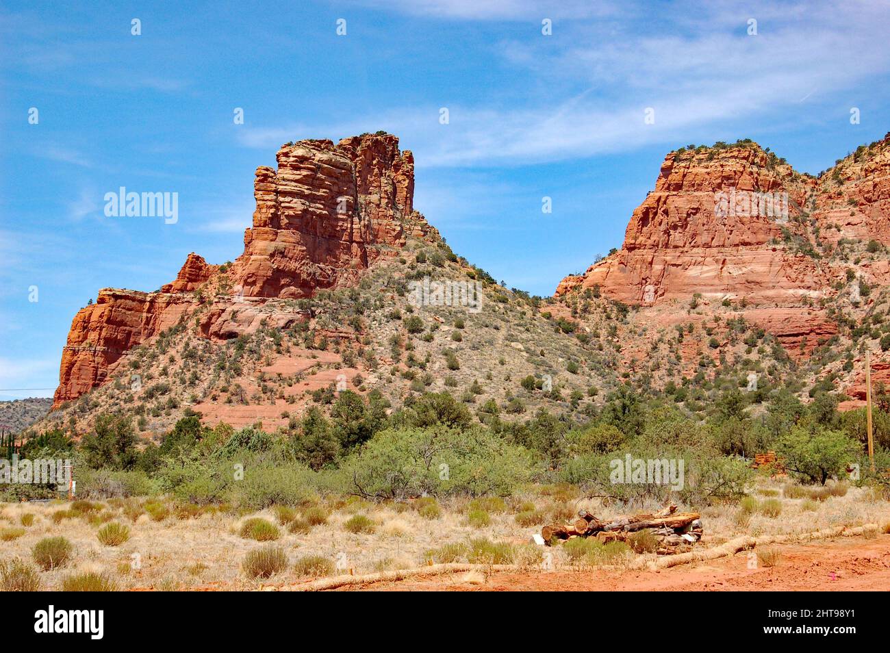Beautiful view of Sedona Arizona Desert in USA Stock Photo