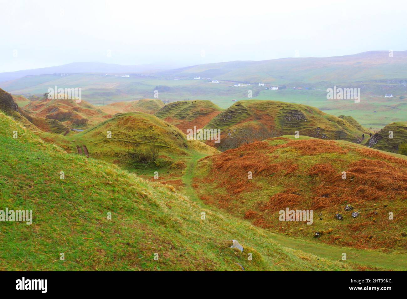 The Fairy Glen Isle of Skye Stock Photo Alamy