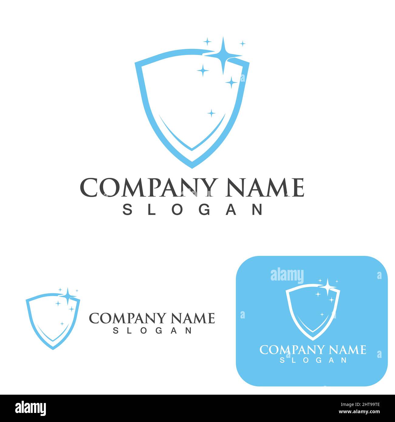 Cleaning logo and symbol ilustration vector template Stock Vector