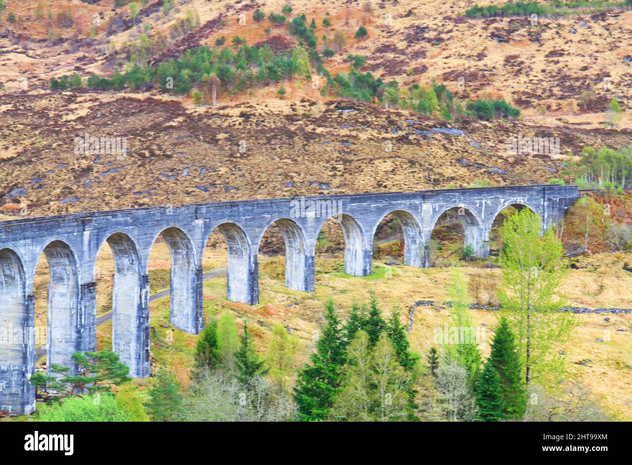 Jacobite train bridge Stock Photo - Alamy