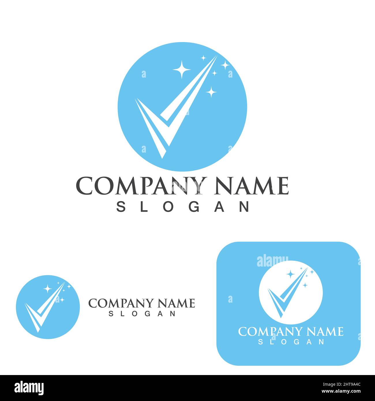 Cleaning logo and symbol ilustration vector template Stock Vector
