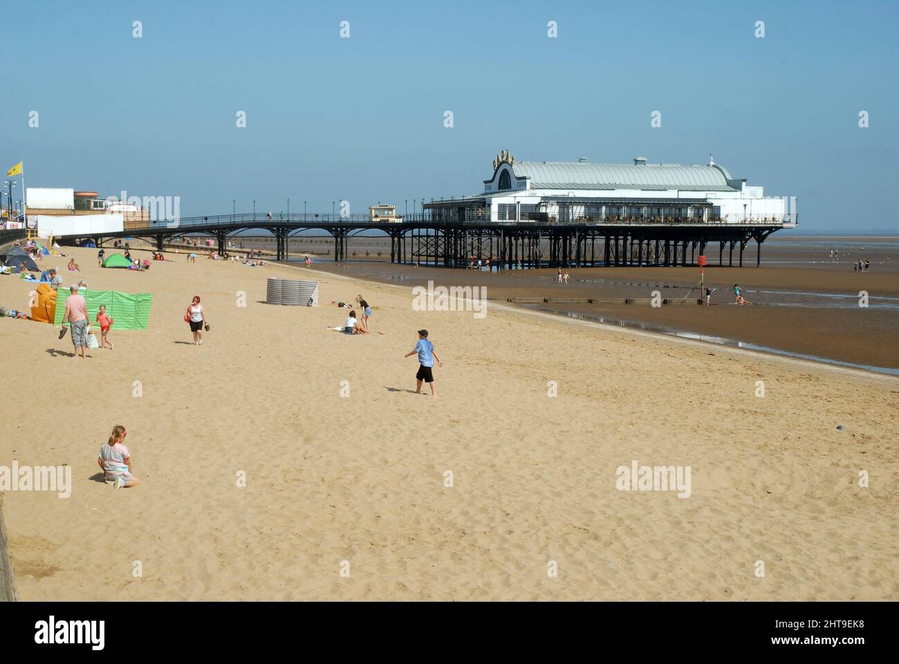 Cleethorpes, Pier and Papas Fish and Chips, North East Lincolnshire