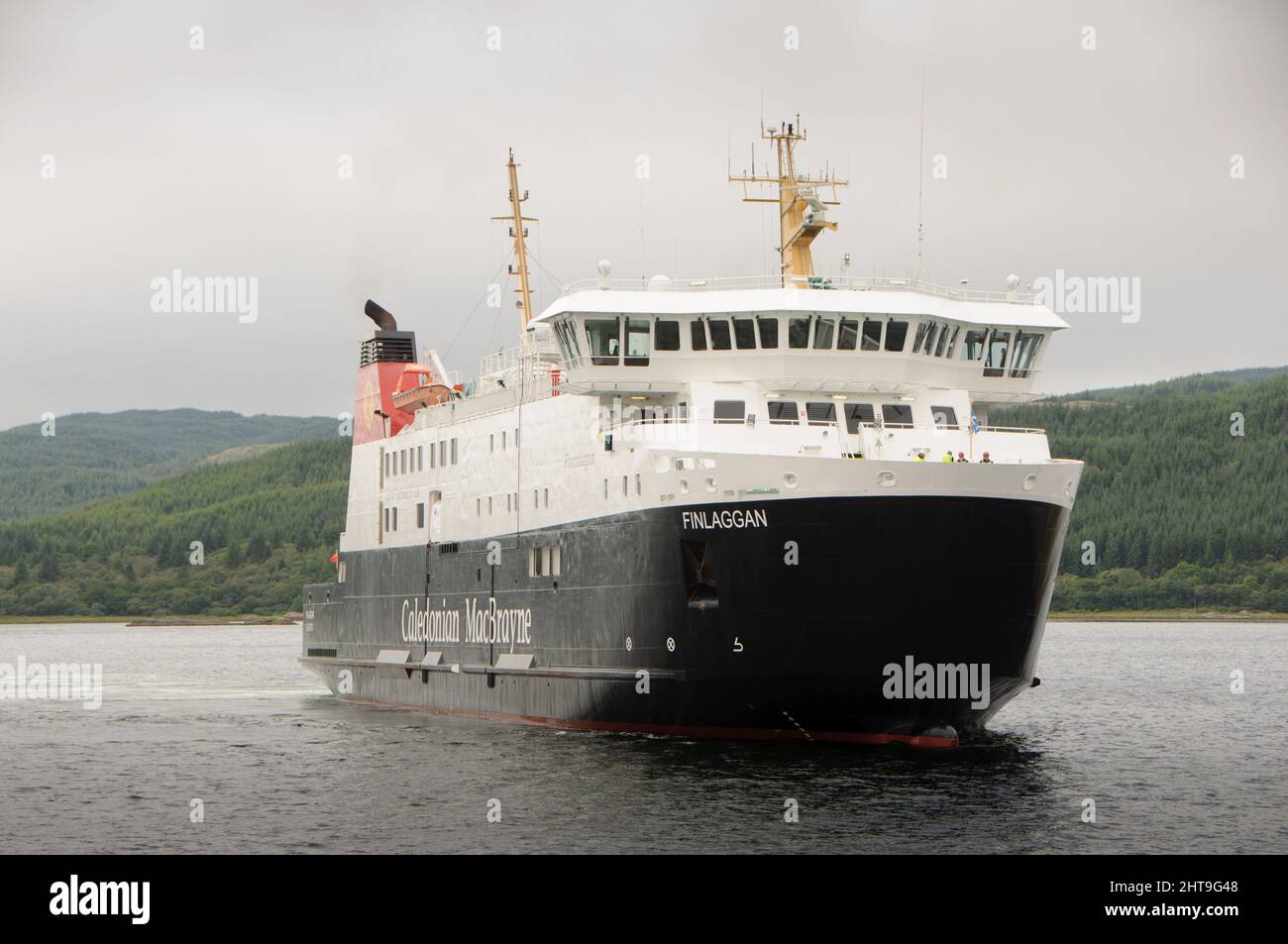 Caledonian MacBrayne car ferry Finlaggan on the route from Kennacraig