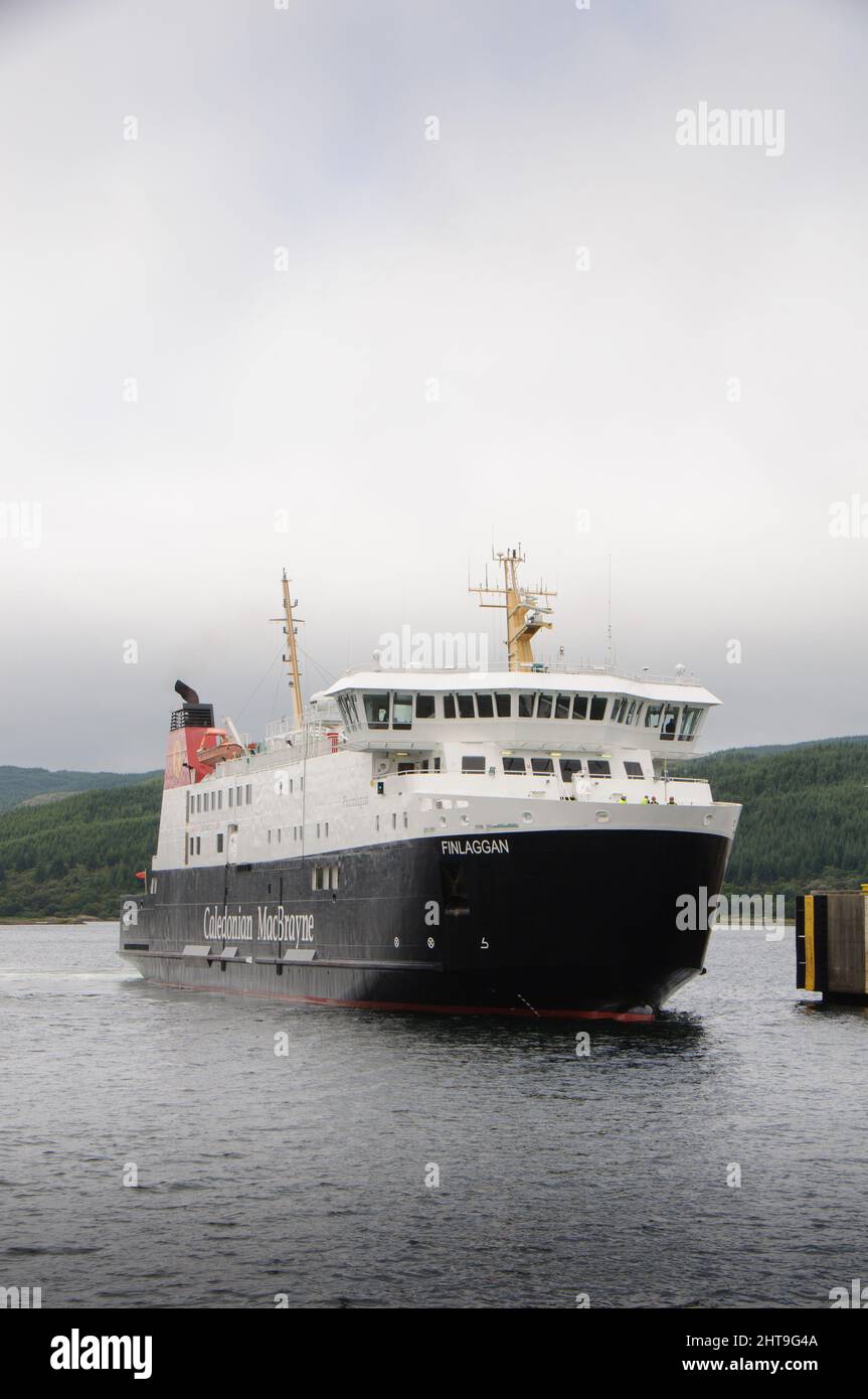 Caledonian MacBrayne car ferry Finlaggan on the route from Kennacraig