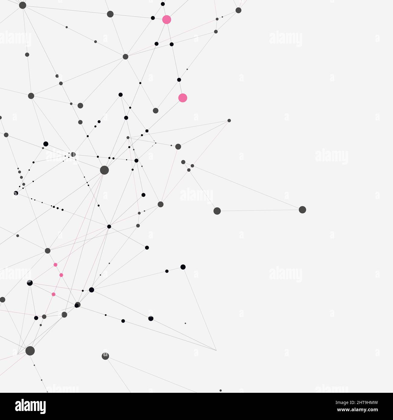 Connection dots and lines science background Stock Vector Image & Art ...