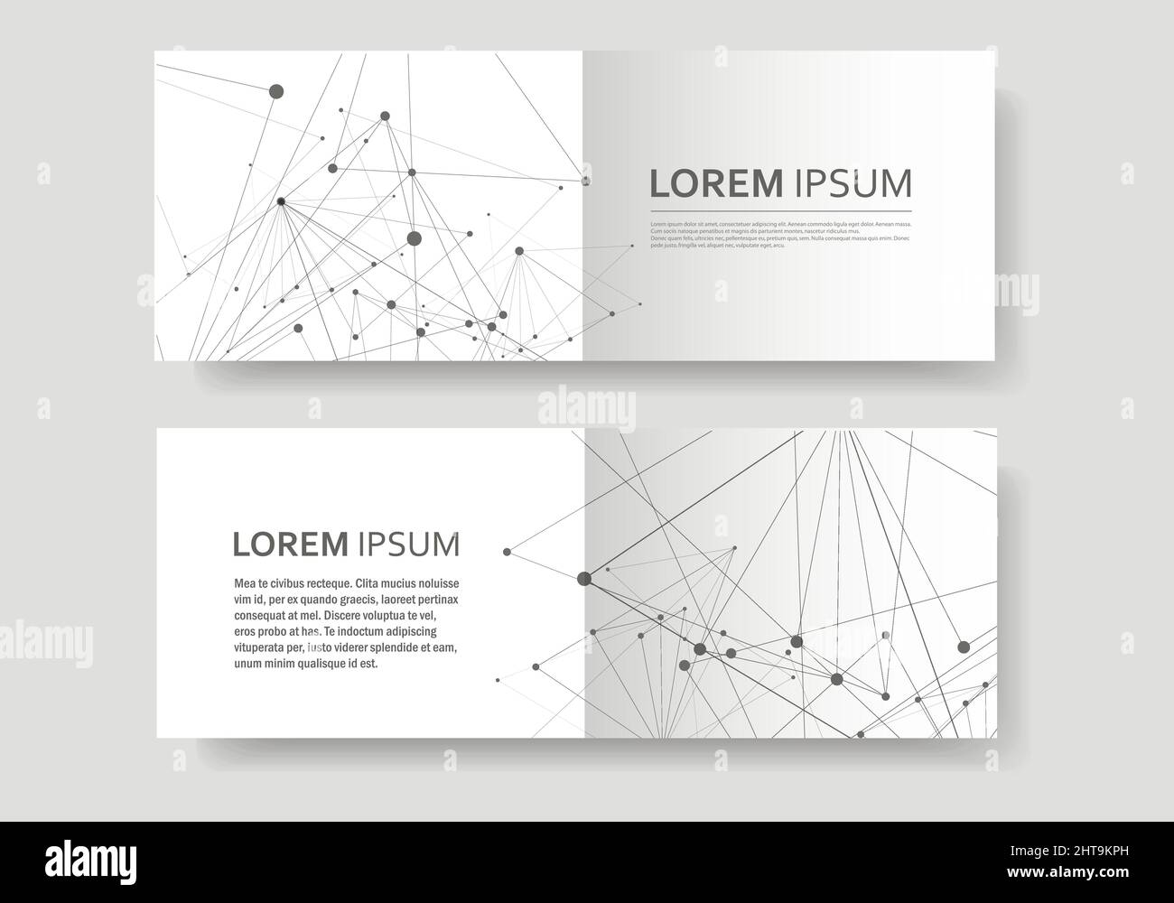 Connect lines and dots cover brochure Stock Vector Image & Art - Alamy