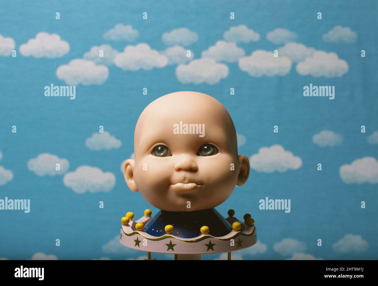 A baby dolls head Stock Photo - Alamy