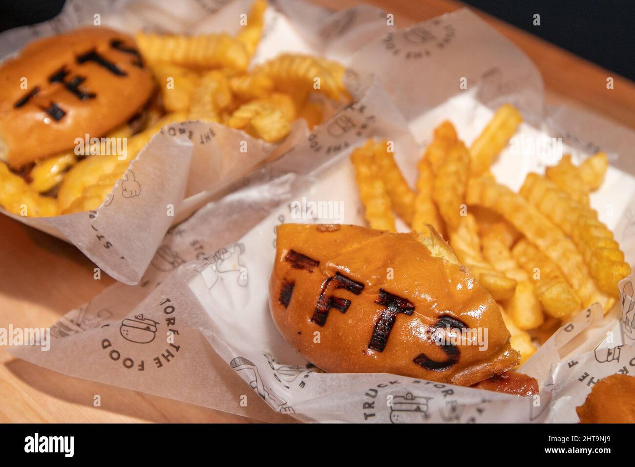 Miami Beach, Florida, USA. 25th Feb, 2022. Burger Bash during the 2022