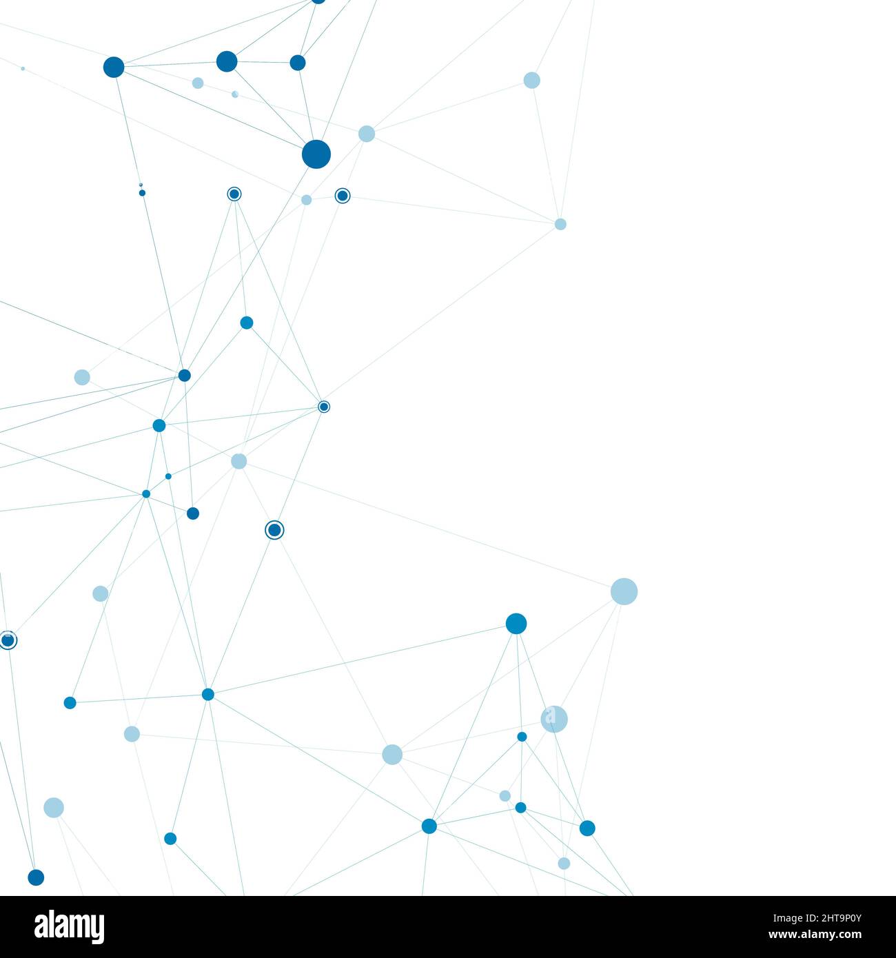 Technology network connect with points and lines. Science creative ...