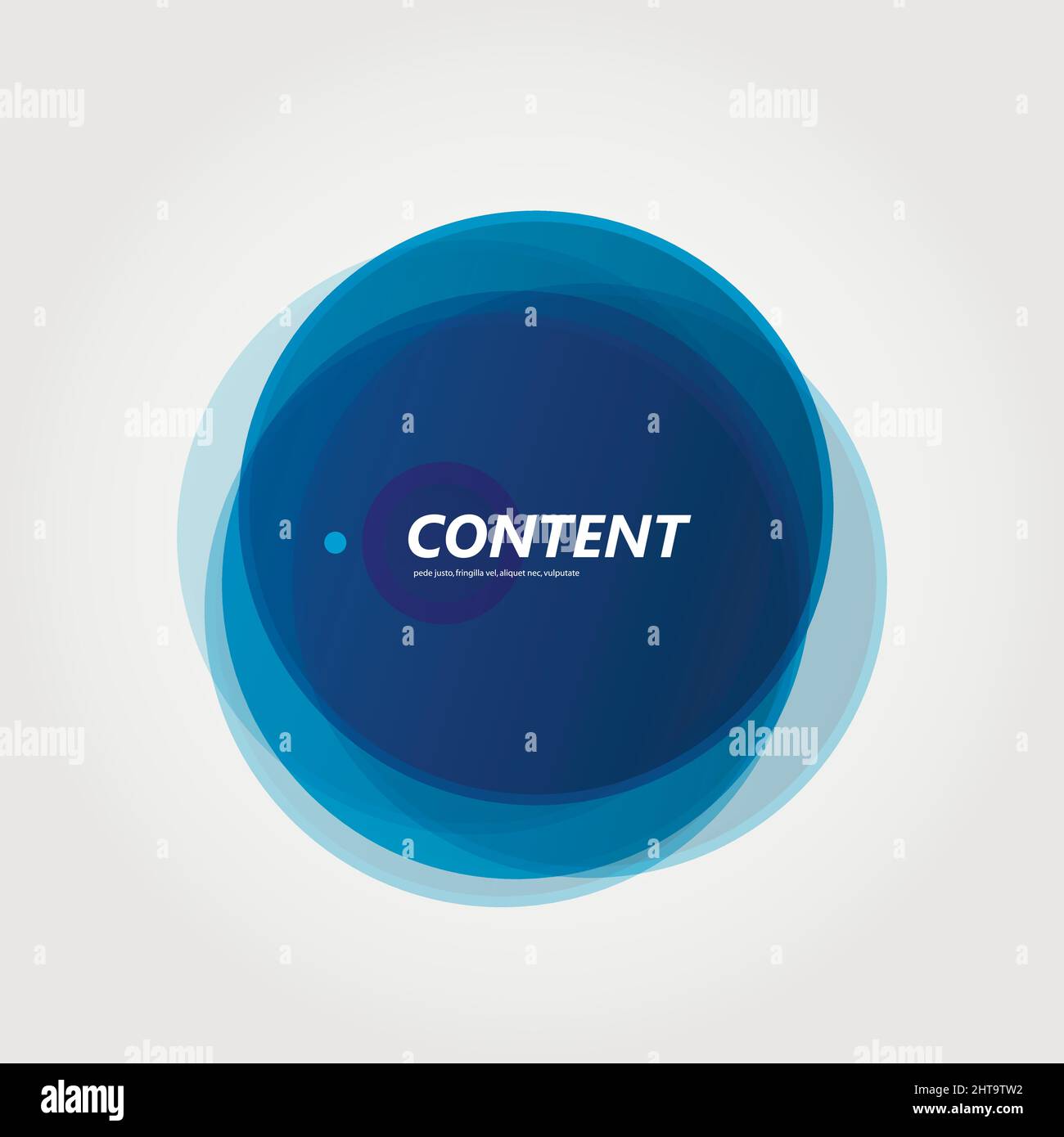 Colored circles collected in abstract composition Stock Vector