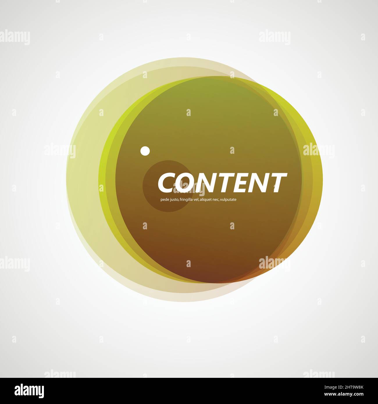 Colored circles collected in abstract composition Stock Vector
