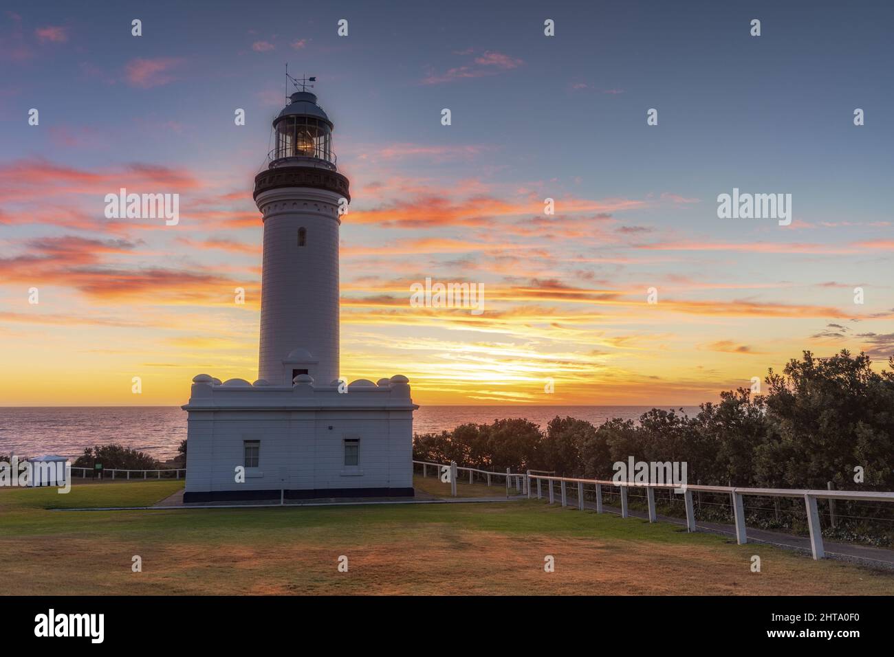 Sunrise at Norah Head lighthouse, Norah Head, New South Wales