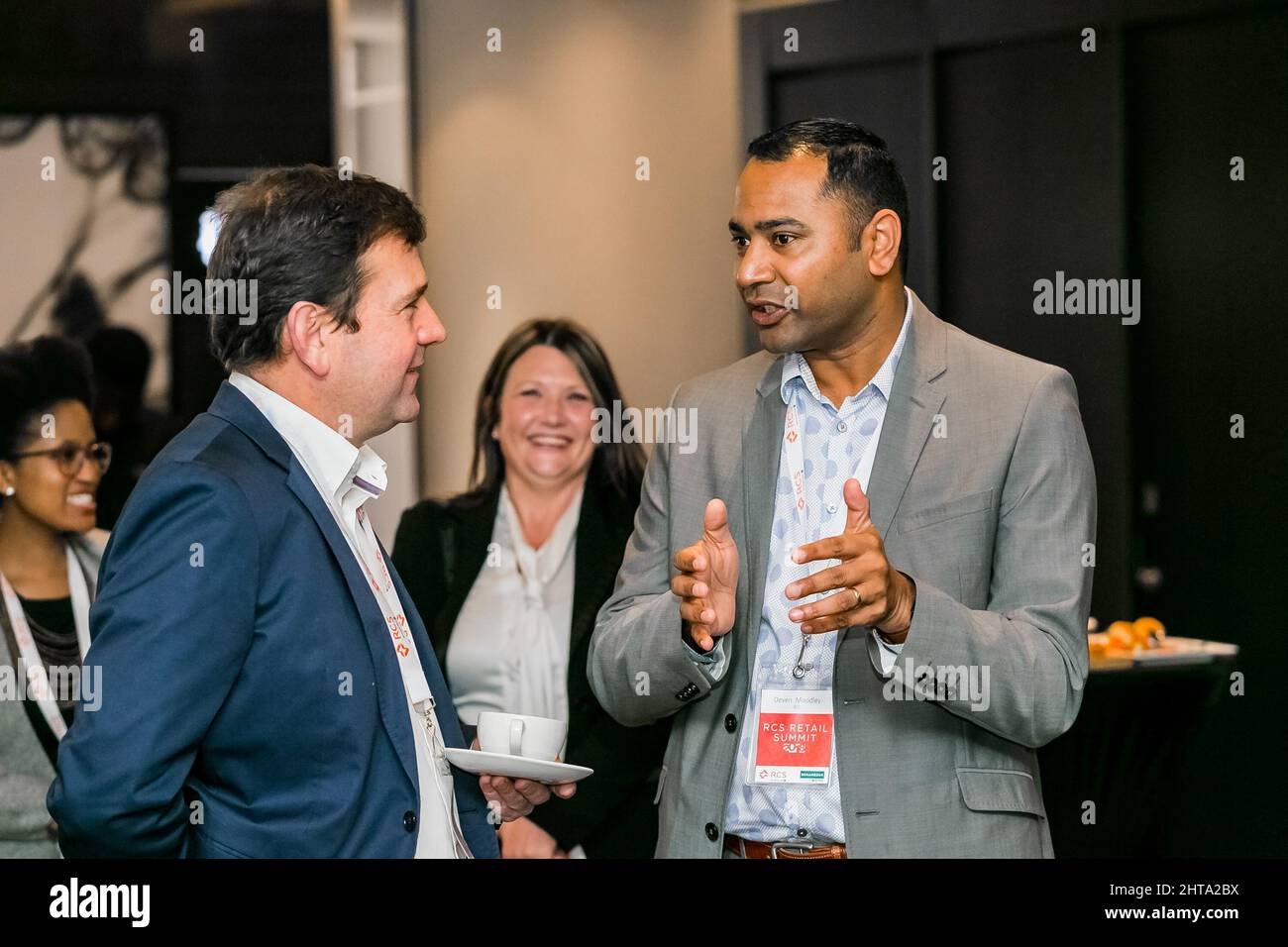 Delegates networking at retail industry conference Johannesburg, South