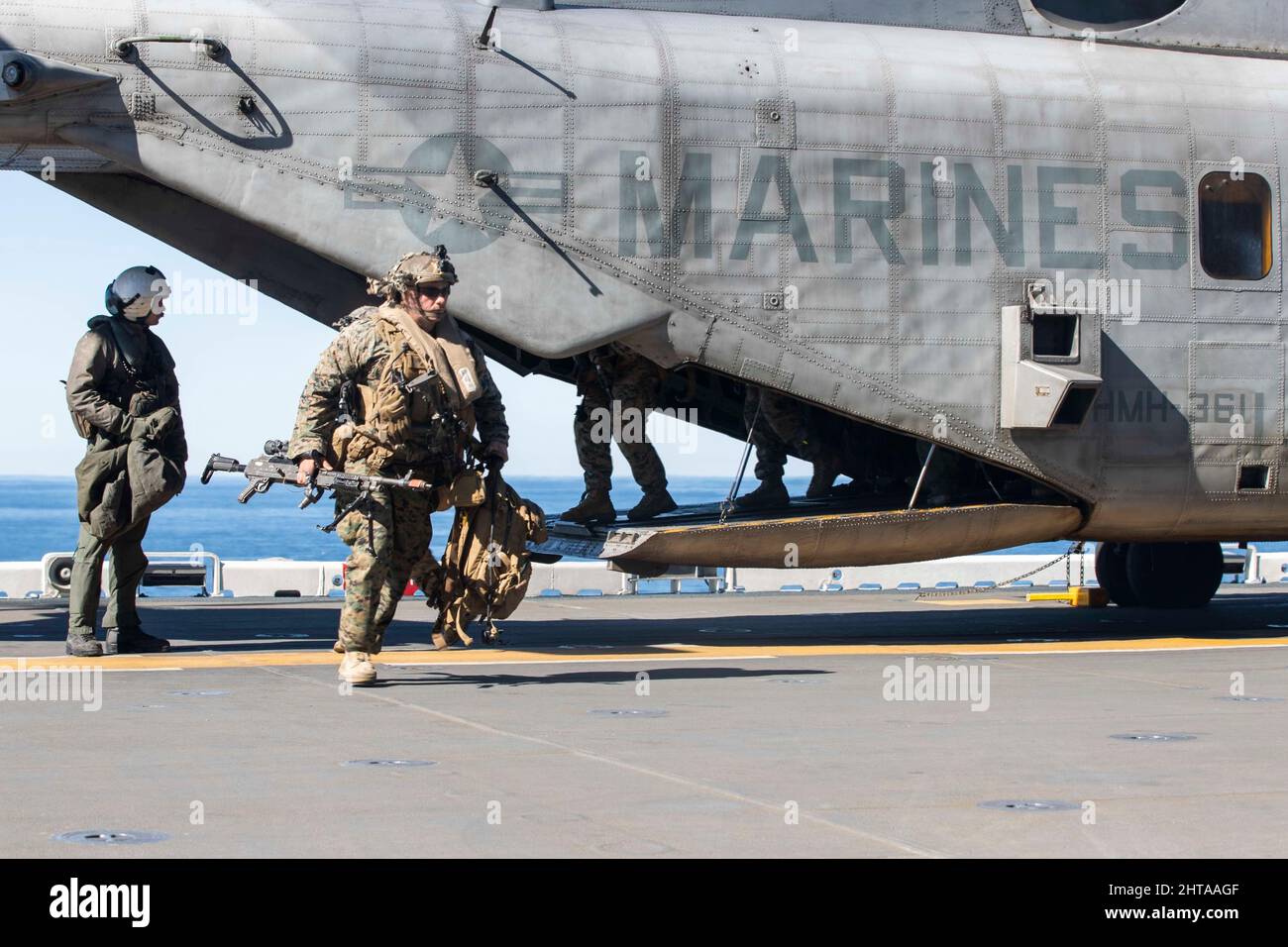 220224-N-CZ759-2102 PACIFIC OCEAN (Feb. 24, 2022) – Marines Attached To ...