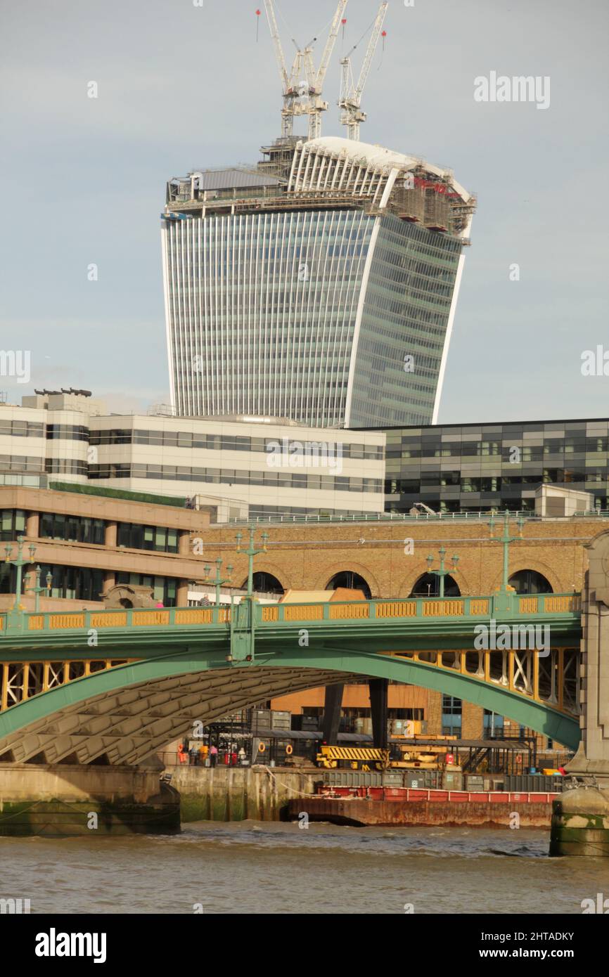Vertical photo of modern architecture in the city of London Stock Photo ...
