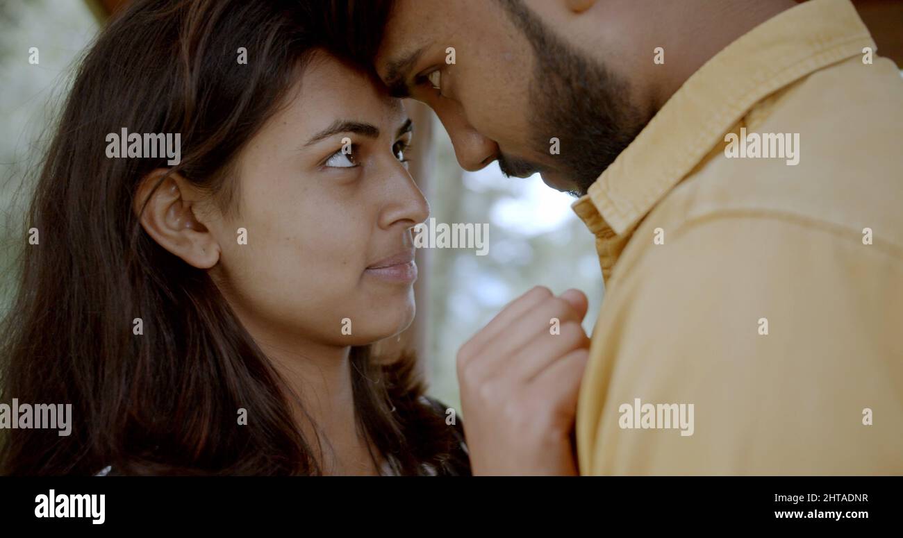 Lovely Indian couple spending time together Stock Photo - Alamy