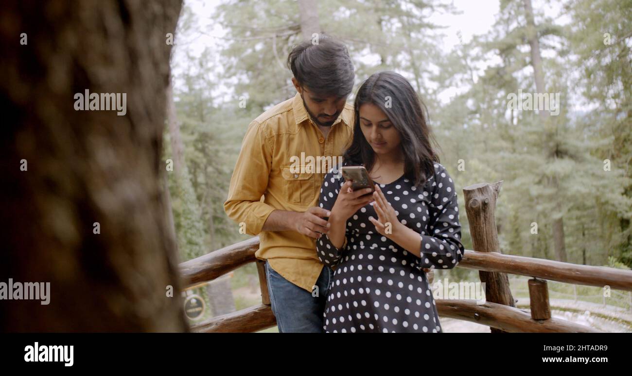 Lovely Indian couple spending time together Stock Photo - Alamy